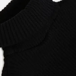 AD & AV Boys Black Ribbed Woollen Pullover image 5