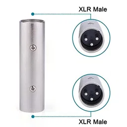 kebilshop XLR Male to XLR Male Adapter - XLR 3-Pin Male to XLR 3-Pin Male(1Pcs) Gender Changer Connector image 2