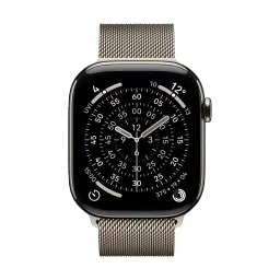 Apple Stainless Steel Milanese Loop for Apple (44mm / 45mm / 46mm / 49mm, S/M) (Physical Vapour Deposition Layer, Natural) image 3