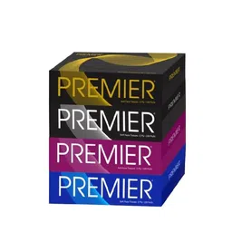 Premier Box Face Tissue Papers 100 Pulls 2 (Pack of 4 = 400 Pulls , 800 Sheets) image 1