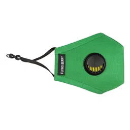 FLYING BERRY Unisex Green Solid Reusable 5-Ply Protective Outdoor N99 Mask With Valve-image-14