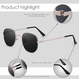 sheomy Unisex Combo offer pack of 2 shades glasses Rectangle Retro Vintage Narrow Sunglasses Women and Men Small Narrow Square Sun Glasses Combo offer pack of 2 MAVE-005 image 5