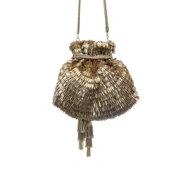 SG By Sonia Gulrajani Malifescent Gold Potli Bag image 1