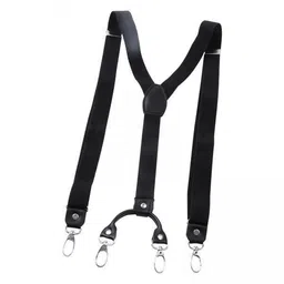 club bollywood The Style Sutra 4xMens Suspenders Adjustable Heavy Duty Elastic Straps Y Back Braces Black|Clothing Shoes & Accessories | Mens Accessories | Suspenders Braces image 1
