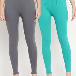 TAG 7 Women Pack of 2 Ankle Length Leggings-picture-16