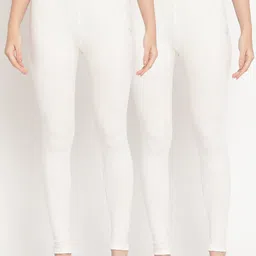 TAG 7 Women Pack of 2 Solid Straight-Fit Ankle Length Leggings-picture-18