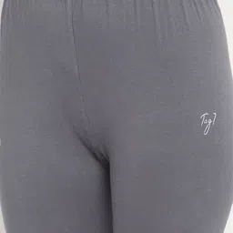 TAG 7 Pack of 2 Grey & Orange Ankle Length Leggings image 5