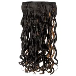 Artifice 5 Clip Extra Long 30" Curly/Wavy Hair Extension - Blonde Highlights-image-4
