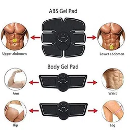 generic Smart Fitness Gear Wireless EMS Muscle Training Equipment for Arm, Abdomen, and Thigh Simulator | Gym Abs Stickers Pad for Unisex | Batteries Included image 3