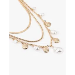 kazo fashion Kazo Aurielle Pearl Charm Adjustable Necklace image 2