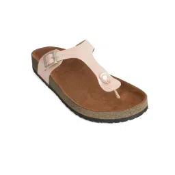 MOZAFIA Rose Gold Women Casual Sandals image 1