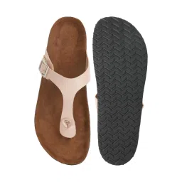 MOZAFIA Rose Gold Women Casual Sandals image 4