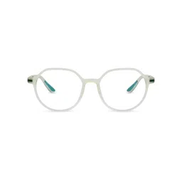 HASHTAG EYEWEAR Unisex Optibul Clear Lens Irregular Full Rim Eyeglass-Nekcc-1160082-Grn (49) image 3