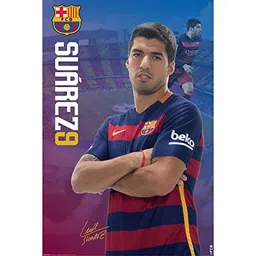 F.C. Barcelona Mini Poster Suarez 23 image 1