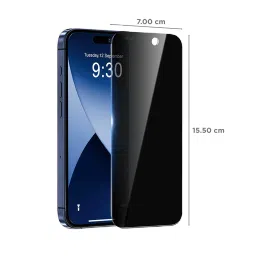 GRIPP Matte Privacy Tempered Glass for Apple iPhone 15 (Scratch Proof) image 2