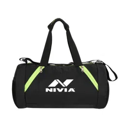 Nivia Beast Gym Bag - Black and Green-image-7