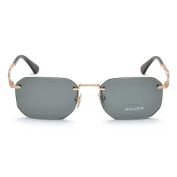 police accessories Police Rim Less Hexagon Shaped Sunglasses for Men -SPLF69K55H34SG (55)-picture-12