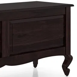 aara craft by urban ladder Bunai Solid Wood Free Standing Bar Cabinet In Teak Finish image 4