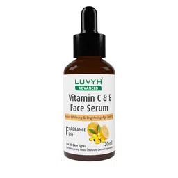 LUVYH Fragrance Free Vitamin C & E Face Serum for Instant Whitening - 30 ml-image-29