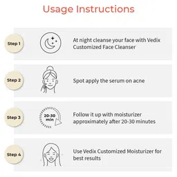 VEDIX Womens Customized Ayurvedic Prakhya Acne Rescue Face Serum image 4