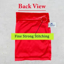 dulhan Set of 15 pcs Small Velvet potli Bags for Return Gifts for ladies Women | 5x7 inch Drawstring pouches for Wedding gift, Red Shagun Pouch Goody Bags, Batwa Bag Wallet Potli for Gifting image 3