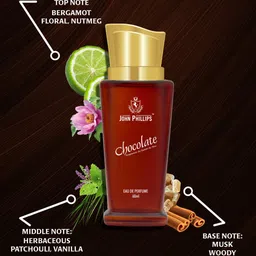 JOHN PHILLIPS 3-Pc Long Lasting French EDP 60 ml Each - Attarful - Chocolate - Tomm Sportz image 2