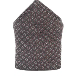 LOUIS STITCH Men Printed Silk Tie with Tie Pin & Pocket Square Accessory Gift Set image 4