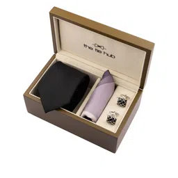 The Tie Hub Men Printed Accessory Gift Set image 5