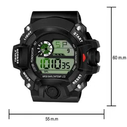 SWADESI STUFF Unisex Kids Beige Digital Watch army beige image 4