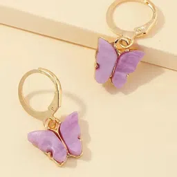 Pinapes Purple Classic Ear Cuff Earrings-picture-20