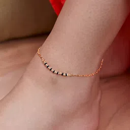 AIKA BY MINUTIAE Gold-Plated Artificial Beads-Beaded Anklet-picture-39