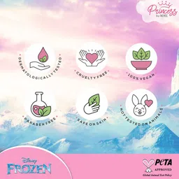 Renee Set of 2 Princess Disney Frozen Twinkle Lip Gloss 1.8ml Each - Anna Red & Elsa Pink image 3