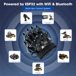 ACEBOTT QD023 Motion-Sensing Glove with Encoders & Accelerometer & Enhanced ESP32 Controller image 2