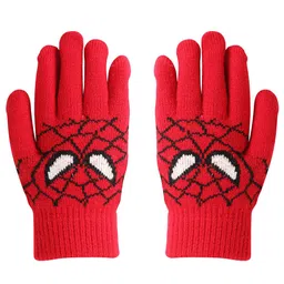 FabSeasons Kids Spiderman Patterned Winter Gloves image 1