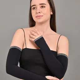 BAESD Unisex UV Sun Protection Compression Stretchable Cool Arm Sleeves Gloves-image-54