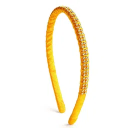 AKSHARA Girls Gold Embelished Hairband image 1
