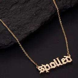 VOGUE PANASH Gold-Toned Gold-Plated Handcrafted Quirky Necklace image 1