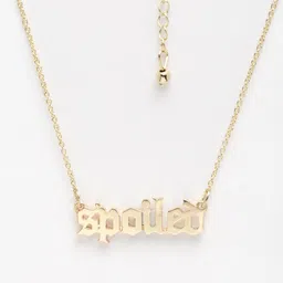 VOGUE PANASH Gold-Toned Gold-Plated Handcrafted Quirky Necklace image 3
