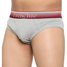 FRENCHIE Boys Pack Of 2 Printed Cotton Basic Briefs FR-BF-U1901-1X5-Blue-Gray-XS image 2