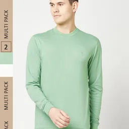 T.T. Pack Of 2 Long Sleeves Casual T-shirts image 1
