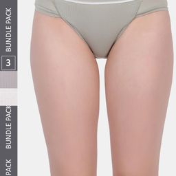 Amour Secret Women Pack Of 3 Striped Anti-Bacterial Bikini Briefs-picture-46