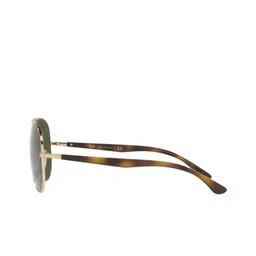 Ray-Ban Green Lens & Gold-Toned Aviator Sunglasses & UV Protected Lens 8056597432146 image 4