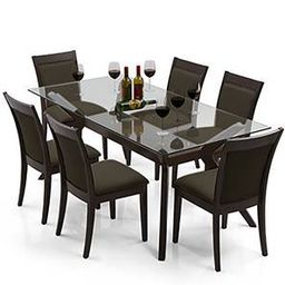urban ladder Wesley - Dalla 6 Seater Dining Table Set-picture-16