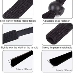 bhavya optic Adjustable Sports Eyewear Strap, Glasses Neck Cord, Universal Lanyard Eyewear Retainer Assorted 6 Pcs image 5