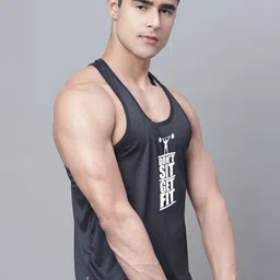 Friskers Printed Dry Fit Gym Vest image 2