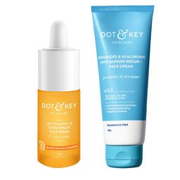 DOT & KEY Set of Vitamin C+E Face Serum 30ml & Barrier Repair Hydrating Face Cream 100g-image-33