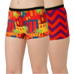 Bummer Womens Printed Micro Modal Boyshorts Panties Combo (Pack of 2)-picture-24