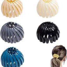 VAGHBHATT Women Set Of 5 Ponytail Holders image 4