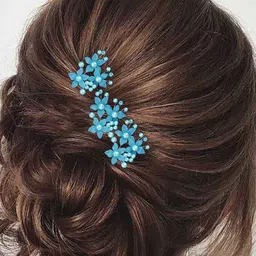 Krelin Set Of 3 Beaded Floral U Pins image 3