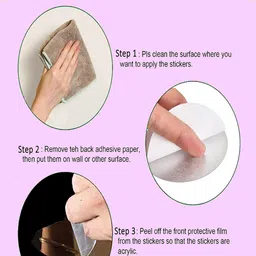 VAH Kya Bat Hai !! Black Designed 3D Acrylic Wall Sticker image 2